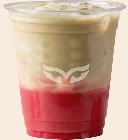 Rasberry Matcha Latte